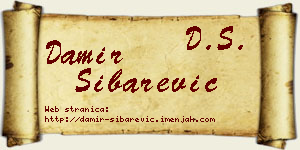 Damir Šibarević vizit kartica